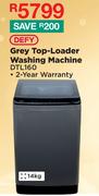 Defy 14Kg Top Loader Washing Machine DTL160
