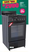 Defy Black 4 Plate Stove DSS554