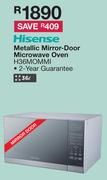 Hisense 36L Metallic Mirror Door Microwave Oven H36MOMMI