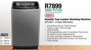 Defy 17kg Top-Loader Washing Machine (Metallic) DTL153