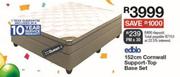 Edblo 152cm Cornwall Support Queen-Top Base Set