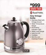 Russell Hobbs Grey Vintage Kettle