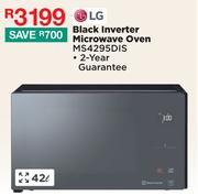 LG 42L Black Inverter Microwave Oven MS4295DIS