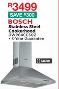 Bosch 60cm Stainless Steel Cookerhood DWP64CC50Z
