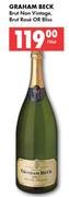 Graham Beck Brut Non Vintage/Brut Rose Or Bliss-750ml
