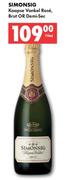 Simonsig Kaapse Vonkel Rose Brut Or Demi-Sec-750ml