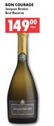 Bon Courage Jacques Bruere Brut Reserve-750ml