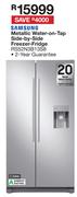 Samsung 520L Metallic Water On Tap Side By Side Freezer Fridge RS52N3B13S8