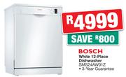 Bosch White 12 Place Dishwasher SMS24AW01Z