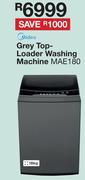  Midea 18Kg Grey Top Loader Washing Machine MAE180