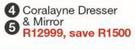 Coralayne Dresser And Mirror