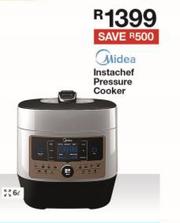Midea instachef pressure on sale cooker