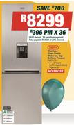 Defy 327L Stainless Steel Finish Water On Tap Bottom Freezer DAC675