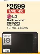 LG 42L Black Neochef Microwave MS4235GIS