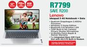 Lenovo Ideapad 3 4G Notebook + Data