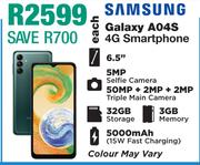 Samsung Galaxy A04S 4G Smartphone-Each