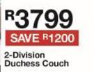 2 Division Duchess Couch