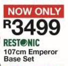 Restonic 107cm 3 Quarter Emperor Base Set
