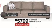 3 Division Harrow Couch