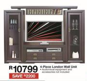 4 Piece London Wall Unit