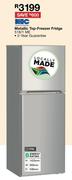 KIC 170Ltr Metallic Top-Freezer Fridge 518/1 ME