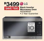 LG 56Ltr Black Inverter Microwave Oven MS5696HIT