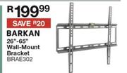 Barkan 26"-65" Wall Mount Bracket BRAE302