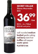 Secret Cellar Shiraz Mouvedre822-750ml