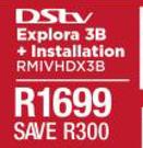 DSTV Explora 3B + Installation RMIVHDX3B