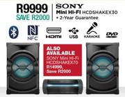Sony Mini HiFi HCDSHAKEX30