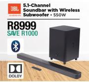 JBL 5.1 Channel Soundbar With Wireless Subwoofer