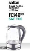 Salton 1.7L Glass Kettle SCGK80E