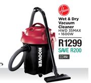 Hoover 35L Wet & Dry Vacuum Cleaner HWD 35MAX
