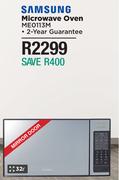 Samsung 32L Microwave Oven MEO113M