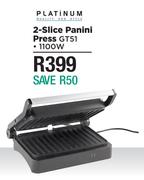 Platinum 2 Slice Panini Press GT51