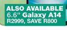 Samsung Galaxy 6.6" A14 4G Smartphone