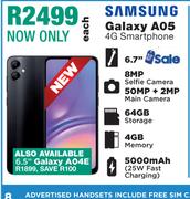 Samsung Galaxy A05 4G Smartphone