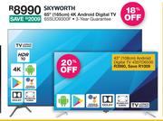Skyworth 65" 4K Android Digital TV 65SUD9300F