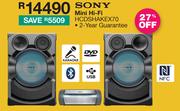 Sony Mini HiFi HCDSHAKEX70