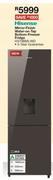 Hisense 263L Mirror Finish Water On Tap Bottom Freezer Fridge H370BMI-WD