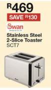 Swan Stainless Steel 2 Slice Toaster SCT7