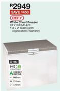 Defy 195L White Chest Freezer CF210 DMF470