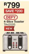 Defy 4 Slice Toaster TA4203S