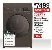 Defy 9Kg Steam Cure Front Loader Washing Machine DAW389