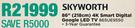 Skyworth 86" (218cm) 4K Smart Digital Google LED TV 86SUE9550