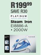 Platinum Steam Iron EI8886-A