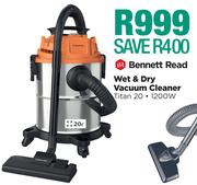 Bennett Read 20L Wet & Dry Vacuum Cleaner Titan 20