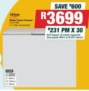 Univa 292Ltr White Chest Freezer UC310W