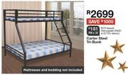 Carter Steel Tri Bunk