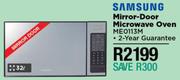Samsung 32L Mirror Door Microwave Oven ME0113M